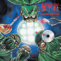 Autopsy - Severed Survival (Red / Black Vinyl - Green Cover)