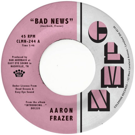 Aaron Frazer - Bad News (7" Vinyl)